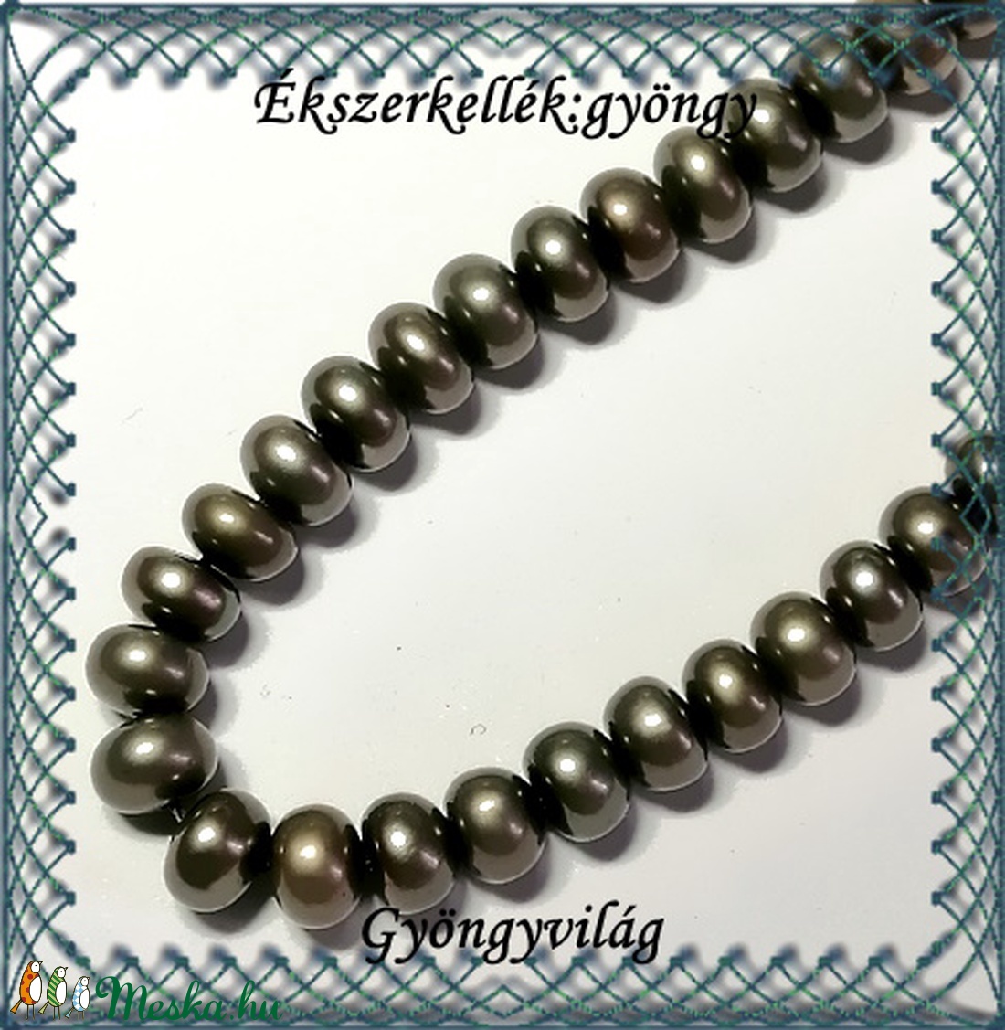 Ékszerkellék: igazgyöngy fűzér GYI-08 4,6mm barna - kellékek & szerszámok - gyöngyfűzés kellékek - igazgyöngy - Meska.hu Ékszerkellék: igazgyöngy fűzér GYI-08 4,6mm barna - kellékek & szerszámok - gyöngyfűzés kellékek - igazgyöngy - Meska.hu