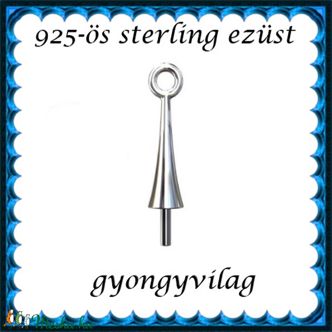 925-ös sterling ezüst ékszerkellék: medáltartó, medálkapocs EMK 64-3,3e - kellékek & szerszámok - ékszerkellék - medáltartó, medálkapocs - Meska.hu 925-ös sterling ezüst ékszerkellék: medáltartó, medálkapocs EMK 64-3,3e - kellékek & szerszámok - ékszerkellék - medáltartó, medálkapocs - Meska.hu