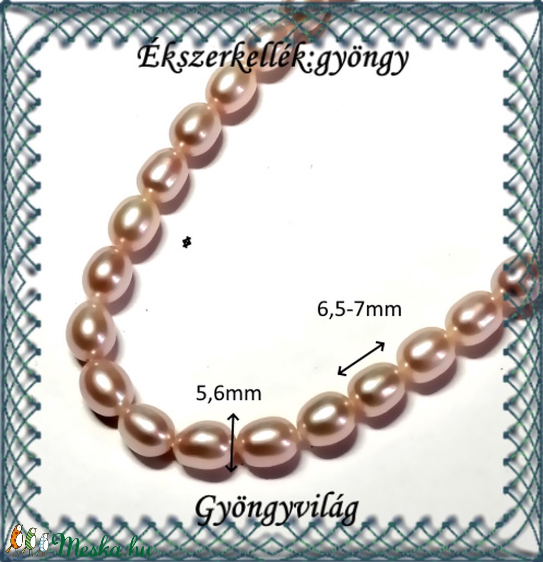 Ékszerkellék: igazgyöngy fűzér GYI-18 6,5-7mm mauve - kellékek & szerszámok - gyöngyfűzés kellékek - igazgyöngy - Meska.hu Ékszerkellék: igazgyöngy fűzér GYI-18 6,5-7mm mauve - kellékek & szerszámok - gyöngyfűzés kellékek - igazgyöngy - Meska.hu