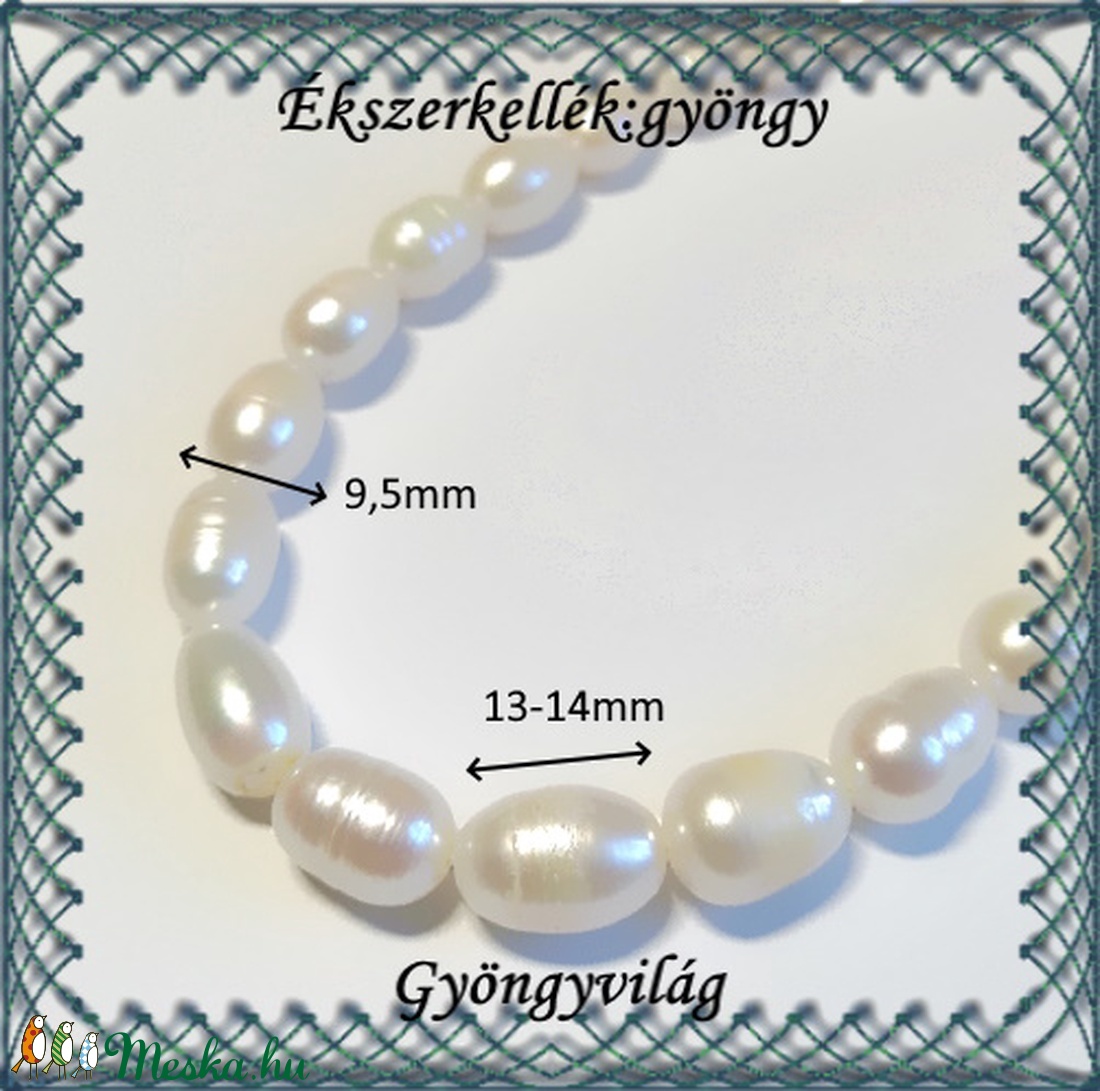 Ékszerkellék: igazgyöngy fűzér GYI-28 13-14mm fehér - gyöngy, ékszerkellék - igazgyöngy - Meska.hu Ékszerkellék: igazgyöngy fűzér GYI-28 13-14mm fehér - gyöngy, ékszerkellék - igazgyöngy - Meska.hu