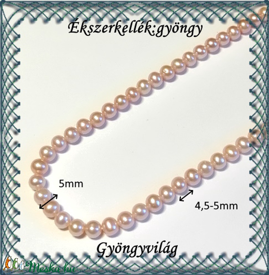 Ékszerkellék: igazgyöngy fűzér GYI-53 4,5-5mm mauve - kellékek & szerszámok - gyöngyfűzés kellékek - igazgyöngy - Meska.hu Ékszerkellék: igazgyöngy fűzér GYI-53 4,5-5mm mauve - kellékek & szerszámok - gyöngyfűzés kellékek - igazgyöngy - Meska.hu