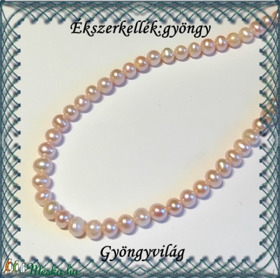 Ékszerkellék: igazgyöngy fűzér GYI-57 5-5,5mm mauve light - gyöngy, ékszerkellék - igazgyöngy - Meska.hu Ékszerkellék: igazgyöngy fűzér GYI-57 5-5,5mm mauve light - gyöngy, ékszerkellék - igazgyöngy - Meska.hu