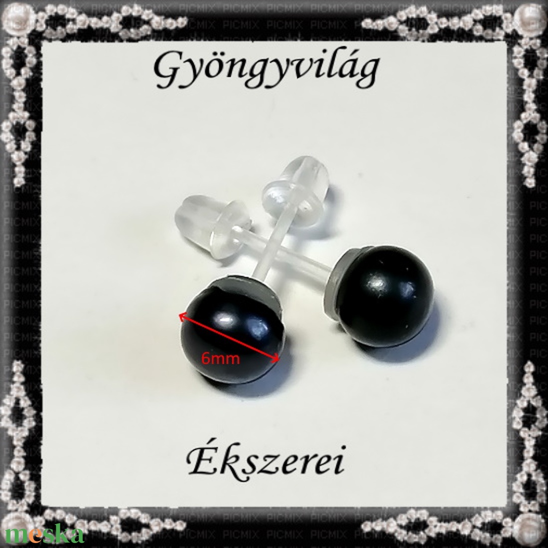 Édesvízi igazgyöngy fülbevaló szilikon SFSZ-IGY01 több színben - ékszer - fülbevaló - pötty fülbevaló - Meska.hu Édesvízi igazgyöngy fülbevaló szilikon SFSZ-IGY01 több színben - ékszer - fülbevaló - pötty fülbevaló - Meska.hu