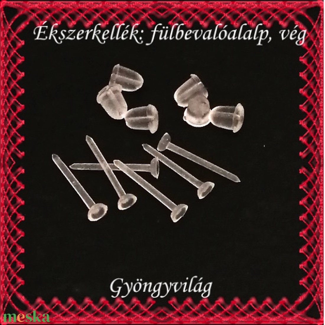Ékszerkellék: fülbevaló alap BFK-SZ 01-3 mm 20pár/cs - kellékek & szerszámok - ékszerkellék - fülbevaló alap - Meska.hu Ékszerkellék: fülbevaló alap BFK-SZ 01-3 mm 20pár/cs - kellékek & szerszámok - ékszerkellék - fülbevaló alap - Meska.hu