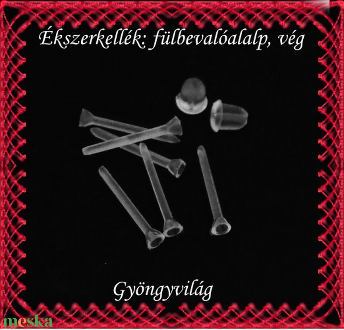 Ékszerkellék: fülbevaló alap BFK-SZ 01-2 mm 30pár/cs - gyöngy, ékszerkellék - egyéb alkatrész - Meska.hu Ékszerkellék: fülbevaló alap BFK-SZ 01-2 mm 30pár/cs - gyöngy, ékszerkellék - egyéb alkatrész - Meska.hu