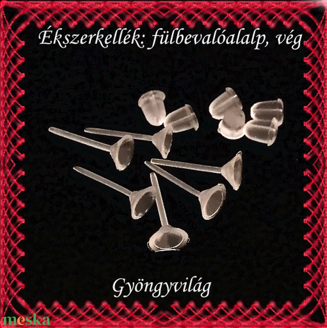 Ékszerkellék: fülbevaló alap BFK-SZ 01-5x2,5 mm 20pár/cs - kellékek & szerszámok - gyöngyfűzés kellékek - egyéb alkatrész - Meska.hu Ékszerkellék: fülbevaló alap BFK-SZ 01-5x2,5 mm 20pár/cs - kellékek & szerszámok - gyöngyfűzés kellékek - egyéb alkatrész - Meska.hu