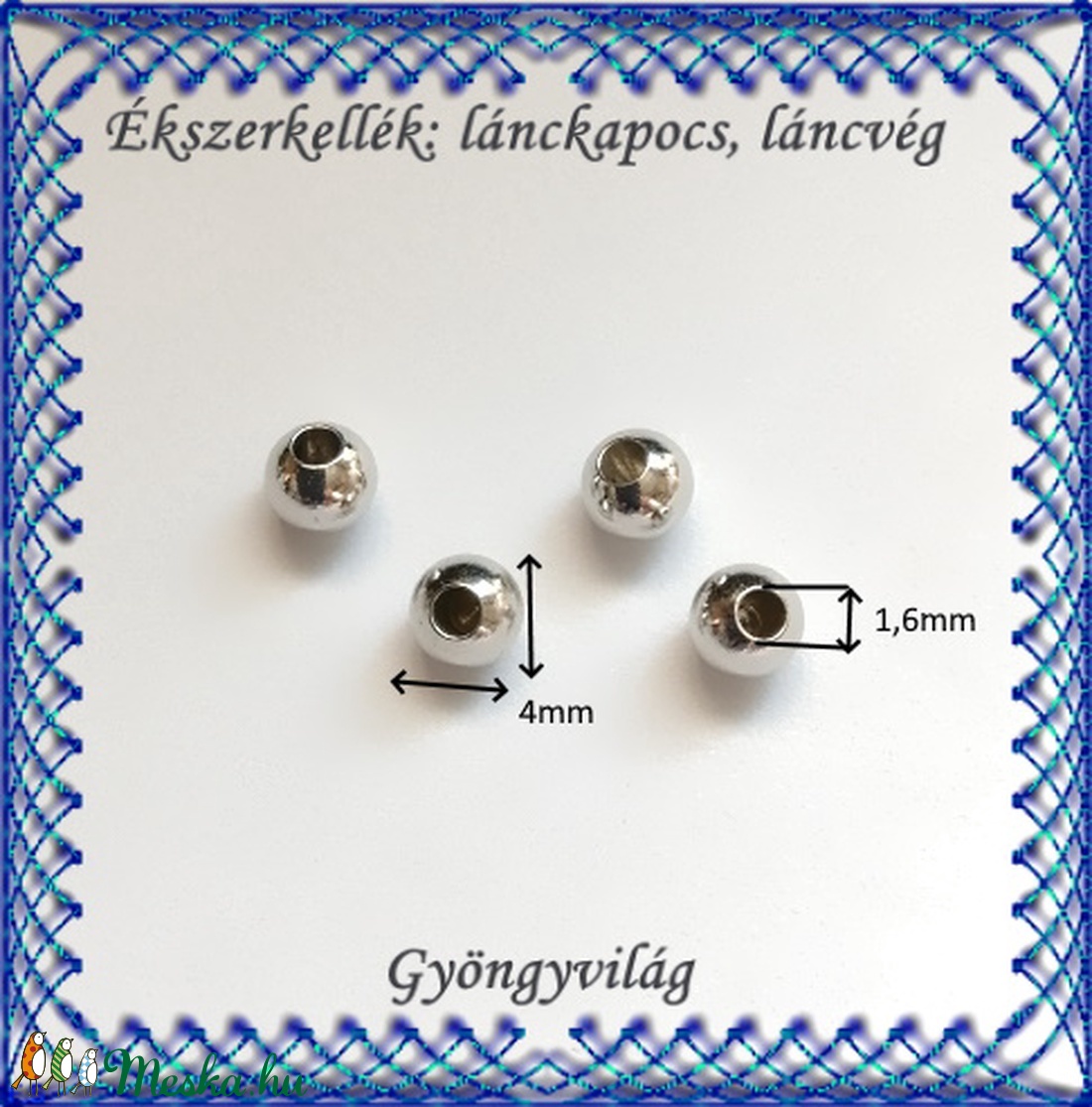 Ékszerkellék: lánckapocs BLK-V23-4x1,6RA bőr,zsinor vég 4db/cs - kellékek & szerszámok - gyöngyfűzés kellékek - egyéb alkatrész - Meska.hu Ékszerkellék: lánckapocs BLK-V23-4x1,6RA bőr,zsinor vég 4db/cs - kellékek & szerszámok - gyöngyfűzés kellékek - egyéb alkatrész - Meska.hu