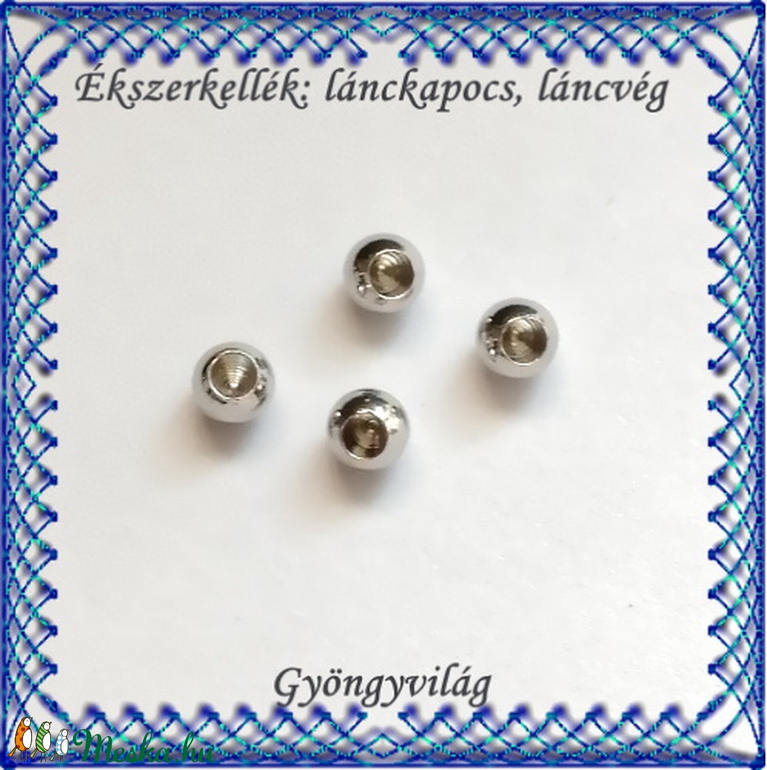 Ékszerkellék: lánckapocs BLK-V23-3x1,4RA bőr,zsinor vég 4db/cs - gyöngy, ékszerkellék - egyéb alkatrész - Meska.hu Ékszerkellék: lánckapocs BLK-V23-3x1,4RA bőr,zsinor vég 4db/cs - gyöngy, ékszerkellék - egyéb alkatrész - Meska.hu
