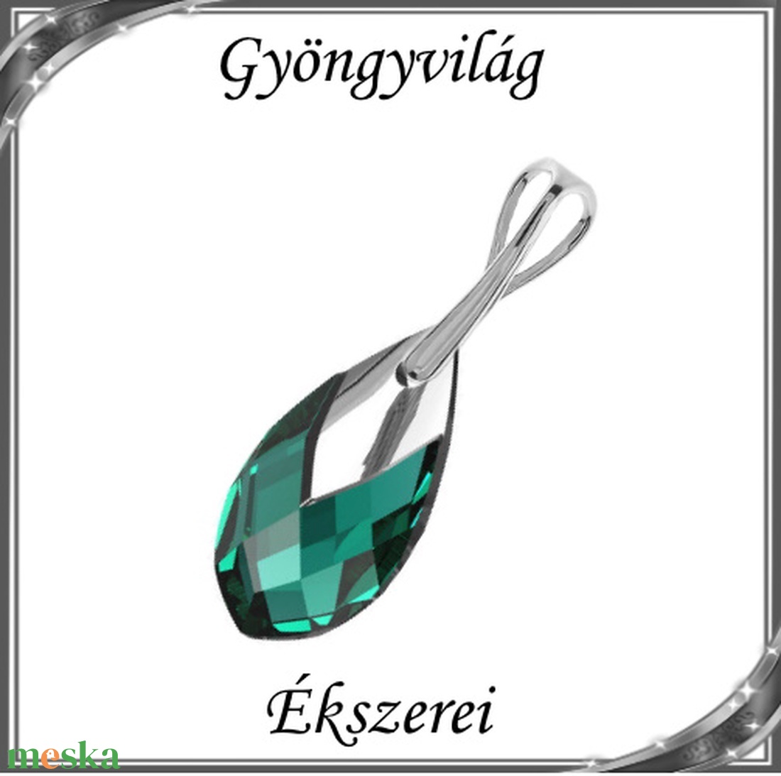 Swarovski csepp medál, 925-ös sterling ezüst kapoccsal SSZE-SW6565-M22 - ékszer - nyaklánc - medál - Meska.hu Swarovski csepp medál, 925-ös sterling ezüst kapoccsal SSZE-SW6565-M22 - ékszer - nyaklánc - medál - Meska.hu