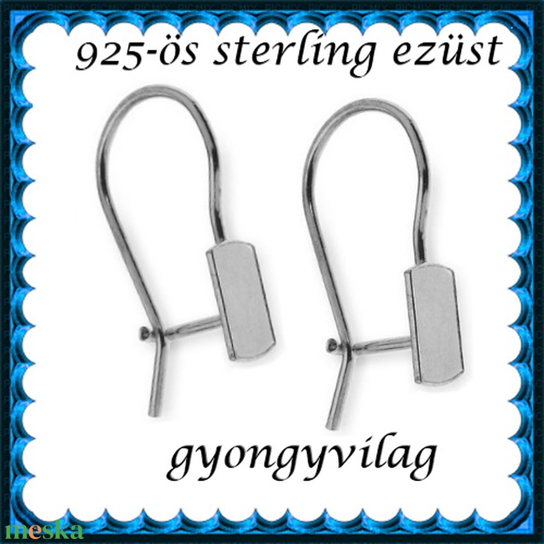 925-ös sterling ezüst ékszerkellék: fülbevalóalap biztonsági kapoccsal EFK K 27 - kellékek & szerszámok - ékszerkellék - fülbevaló alap - Meska.hu 925-ös sterling ezüst ékszerkellék: fülbevalóalap biztonsági kapoccsal EFK K 27 - kellékek & szerszámok - ékszerkellék - fülbevaló alap - Meska.hu
