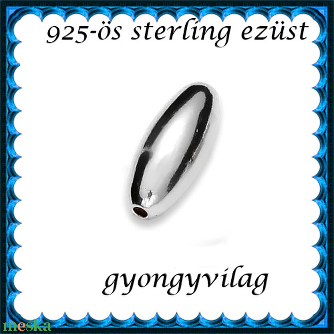 925-ös sterling ezüst ékszerkellék: köztes / gyöngy / dísz EKÖ 27-4 4x10 - kellékek & szerszámok - gyöngyfűzés kellékek - fém köztesek - Meska.hu 925-ös sterling ezüst ékszerkellék: köztes / gyöngy / dísz EKÖ 27-4 4x10 - kellékek & szerszámok - gyöngyfűzés kellékek - fém köztesek - Meska.hu