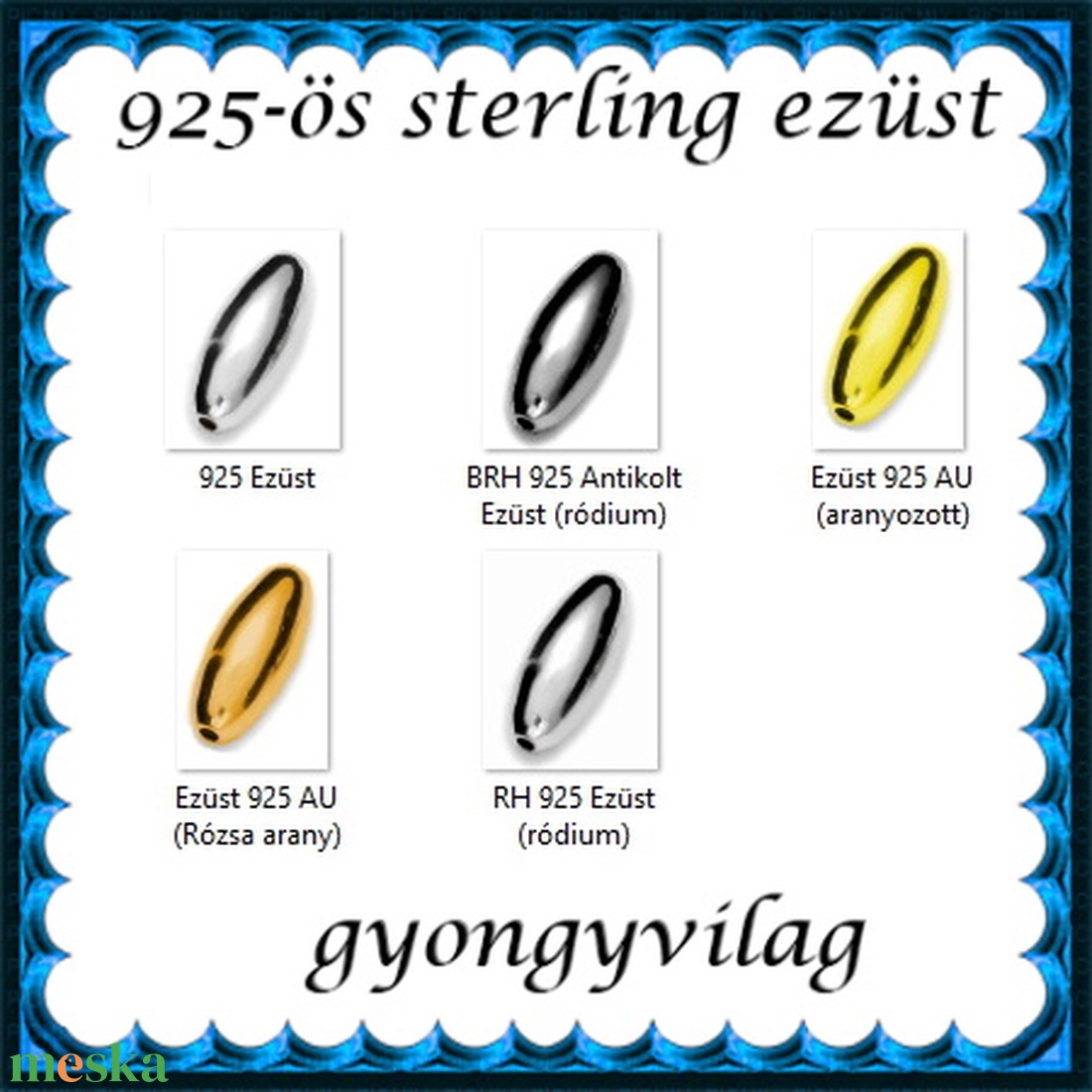 925-ös sterling ezüst ékszerkellék: köztes / gyöngy / dísz EKÖ 27-4 4x10 - kellékek & szerszámok - gyöngyfűzés kellékek - fém köztesek - Meska.hu 925-ös sterling ezüst ékszerkellék: köztes / gyöngy / dísz EKÖ 27-4 4x10 - kellékek & szerszámok - gyöngyfűzés kellékek - fém köztesek - Meska.hu