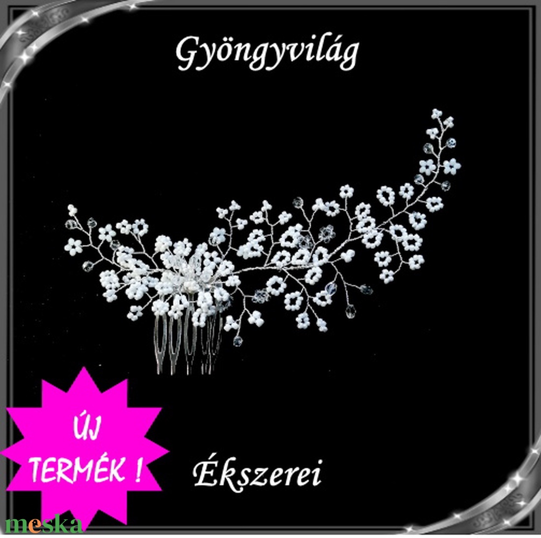 Ékszerek-hajdíszek, hajcsatok: Esküvői, menyasszonyi, alkalmi hajdísz S-H-FÉ05e - esküvő - hajdísz - fésűs hajdísz - Meska.hu Ékszerek-hajdíszek, hajcsatok: Esküvői, menyasszonyi, alkalmi hajdísz S-H-FÉ05e - esküvő - hajdísz - fésűs hajdísz - Meska.hu