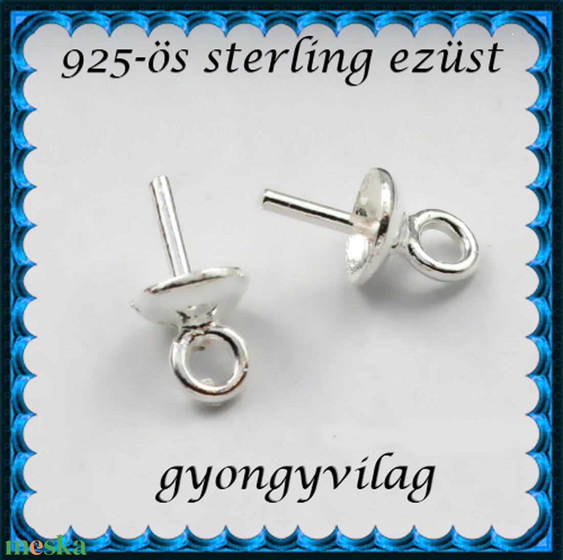 925-ös ezüst medálkapocs EMK 07-4 2db/csomag - kellékek & szerszámok - ékszerkellék - medáltartó, medálkapocs - Meska.hu 925-ös ezüst medálkapocs EMK 07-4 2db/csomag - kellékek & szerszámok - ékszerkellék - medáltartó, medálkapocs - Meska.hu