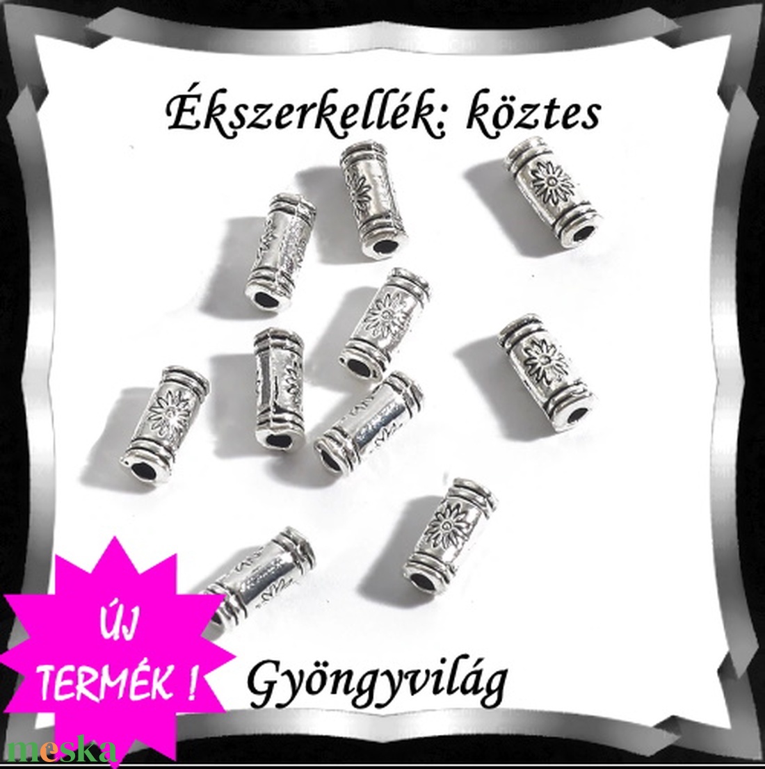Ékszerkellék: köztes / díszítőelem / gyöngy BKÖ 1S 44 20db/csomag - kellékek & szerszámok - gyöngyfűzés kellékek - fém köztesek - Meska.hu Ékszerkellék: köztes / díszítőelem / gyöngy BKÖ 1S 44 20db/csomag - kellékek & szerszámok - gyöngyfűzés kellékek - fém köztesek - Meska.hu