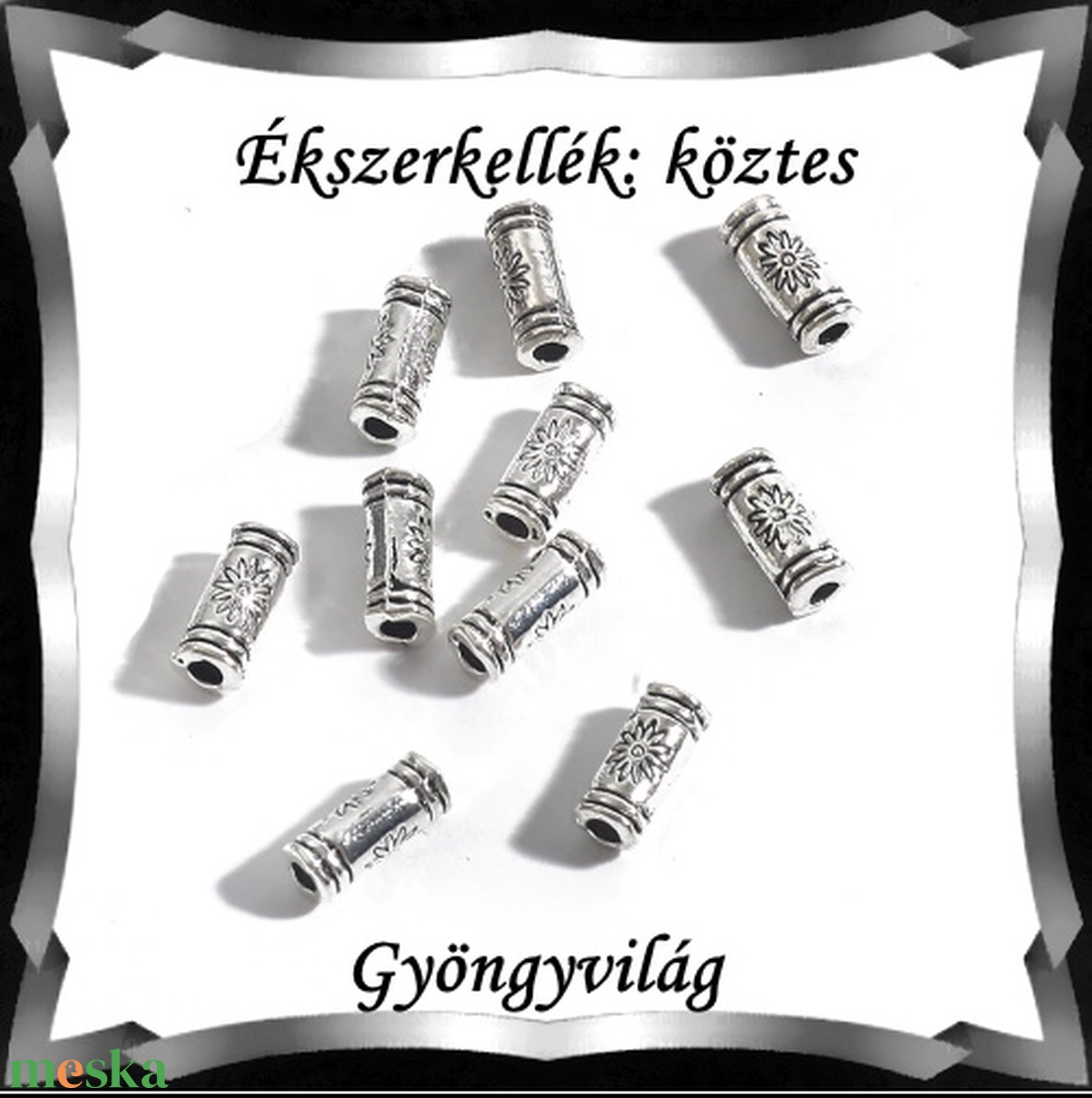 Ékszerkellék: köztes / díszítőelem / gyöngy BKÖ 1S 44 20db/csomag - kellékek & szerszámok - gyöngyfűzés kellékek - fém köztesek - Meska.hu Ékszerkellék: köztes / díszítőelem / gyöngy BKÖ 1S 44 20db/csomag - kellékek & szerszámok - gyöngyfűzés kellékek - fém köztesek - Meska.hu