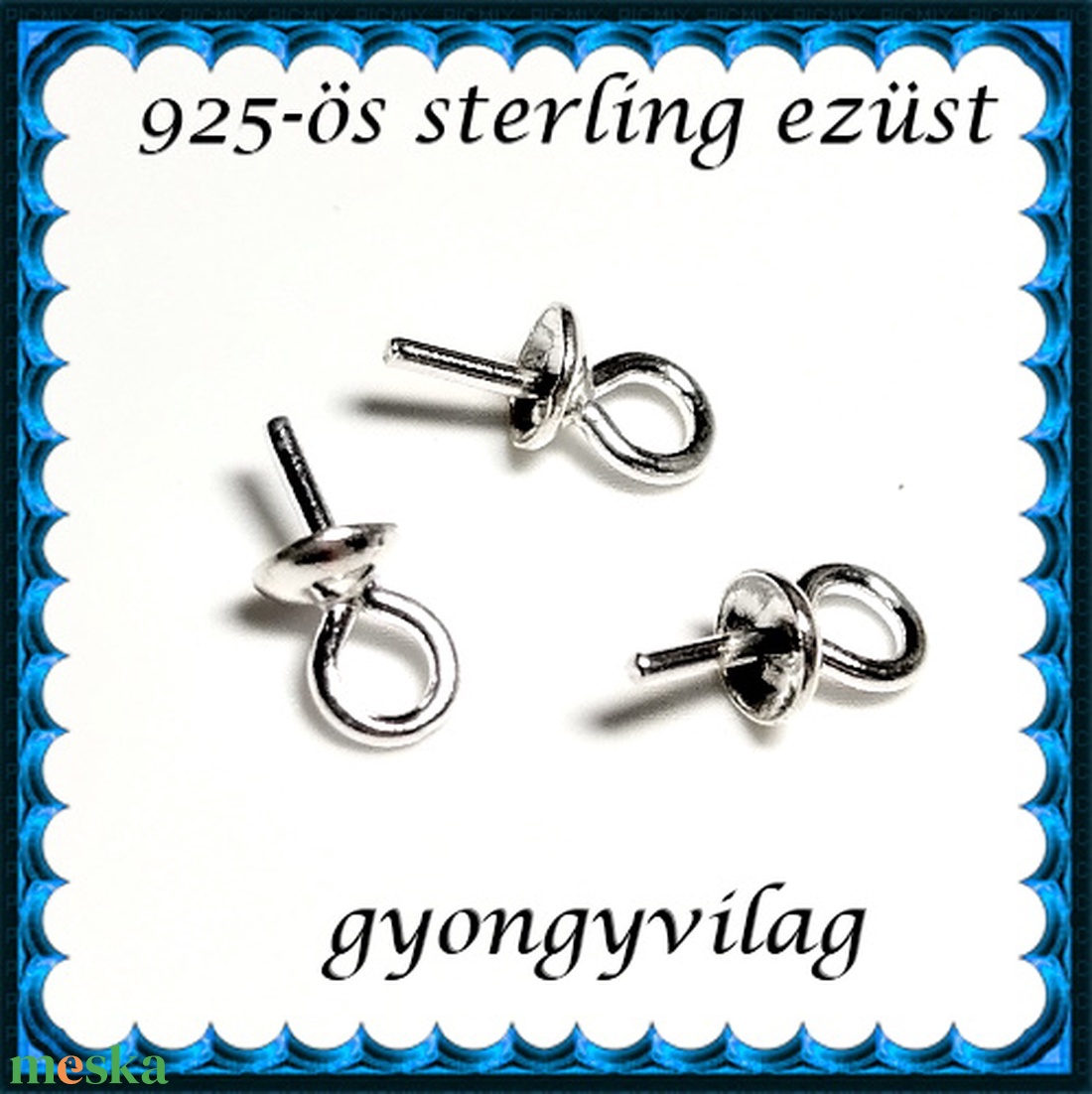 925-ös ezüst medálkapocs EMK 07-3-1 2db/csomag - kellékek & szerszámok - ékszerkellék - medáltartó, medálkapocs - Meska.hu 925-ös ezüst medálkapocs EMK 07-3-1 2db/csomag - kellékek & szerszámok - ékszerkellék - medáltartó, medálkapocs - Meska.hu