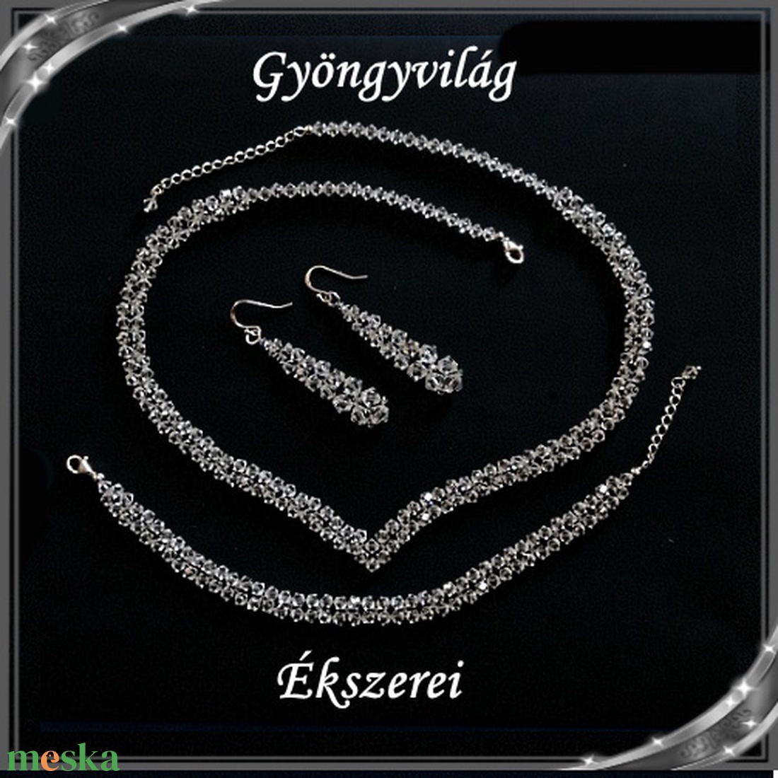 Esküvői, menyasszonyi, alkalmi ékszer szett, swarovszki kristály SSZE-SW01-1 5328 - ékszer - ékszerszett - Meska.hu Esküvői, menyasszonyi, alkalmi ékszer szett, swarovszki kristály SSZE-SW01-1 5328 - ékszer - ékszerszett - Meska.hu
