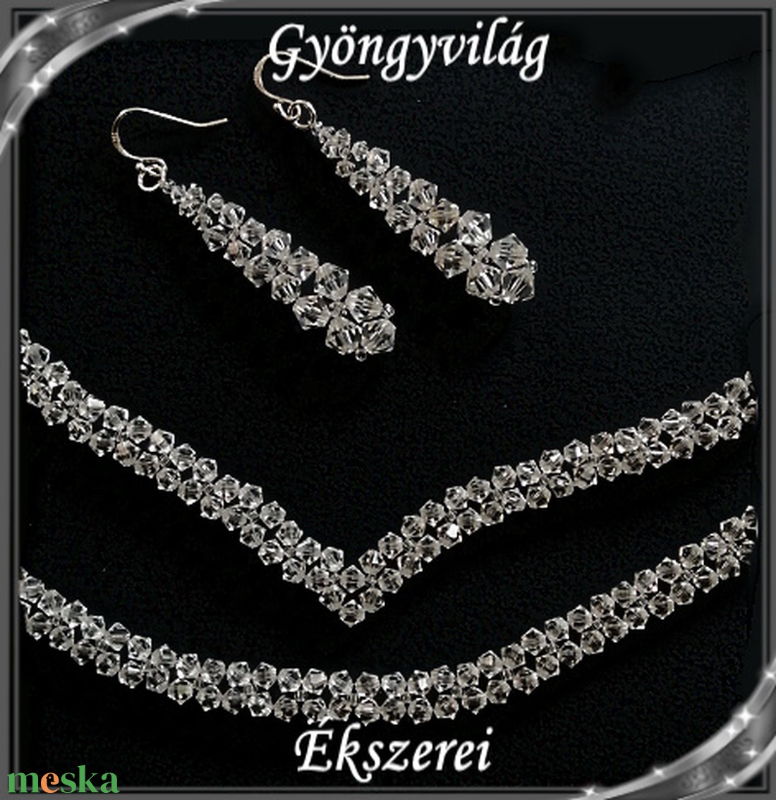 Esküvői, menyasszonyi, alkalmi ékszer szett, swarovszki kristály SSZE-SW01-1 5328 - ékszer - ékszerszett - Meska.hu Esküvői, menyasszonyi, alkalmi ékszer szett, swarovszki kristály SSZE-SW01-1 5328 - ékszer - ékszerszett - Meska.hu