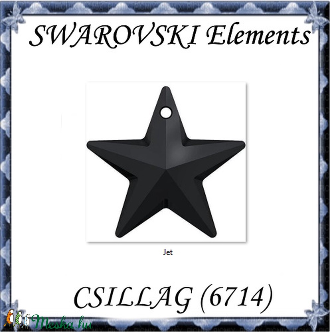 Ékszerkellék: Swarovski csillag 40 mm-es több színben 6714 - gyöngy, ékszerkellék - swarovski kristályok - Meska.hu Ékszerkellék: Swarovski csillag 40 mm-es több színben 6714 - gyöngy, ékszerkellék - swarovski kristályok - Meska.hu