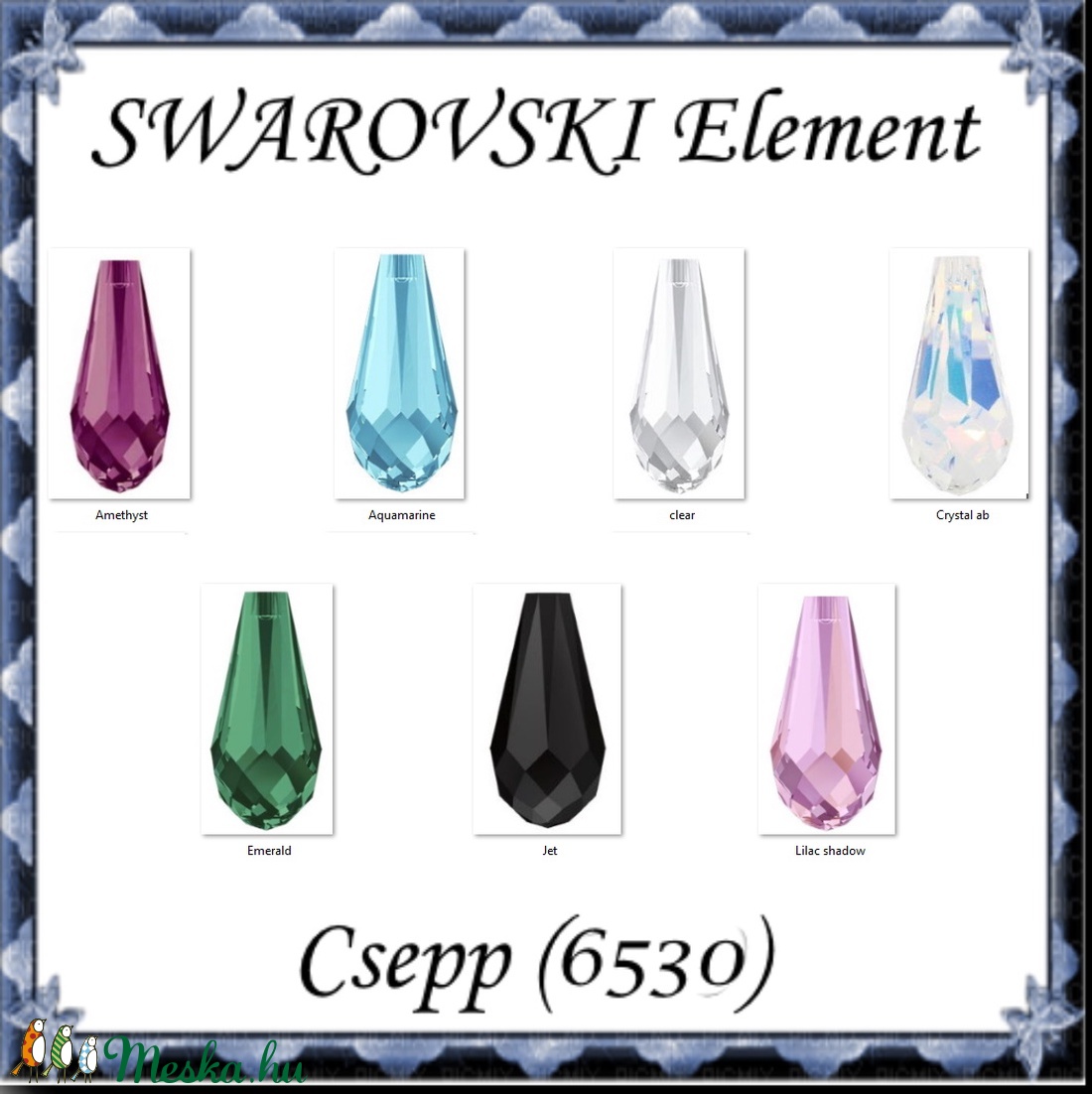 Ékszerkellék: Swarovski kristály csepp 12mm-es medál több színben 6530 - kellékek & szerszámok - gyöngyfűzés kellékek - swarovski kristályok - Meska.hu Ékszerkellék: Swarovski kristály csepp 12mm-es medál több színben 6530 - kellékek & szerszámok - gyöngyfűzés kellékek - swarovski kristályok - Meska.hu
