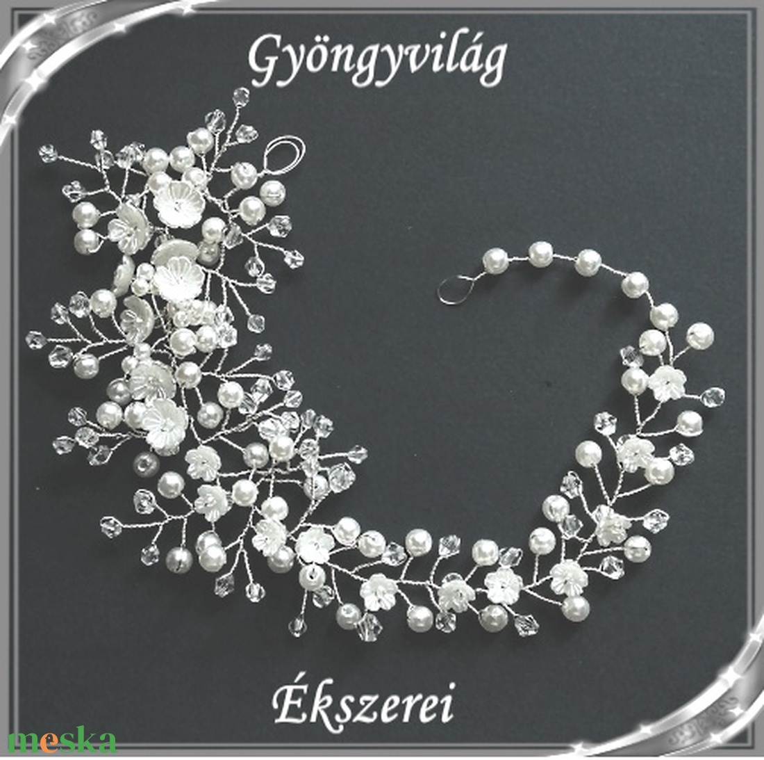 Ékszerek-hajdíszek, hajcsatok: Esküvői, menyasszonyi, alkalmi hajdísz S-H-FÉ06e30 K - esküvő - hajdísz - kontydísz & hajdísz - Meska.hu Ékszerek-hajdíszek, hajcsatok: Esküvői, menyasszonyi, alkalmi hajdísz S-H-FÉ06e30 K - esküvő - hajdísz - kontydísz & hajdísz - Meska.hu