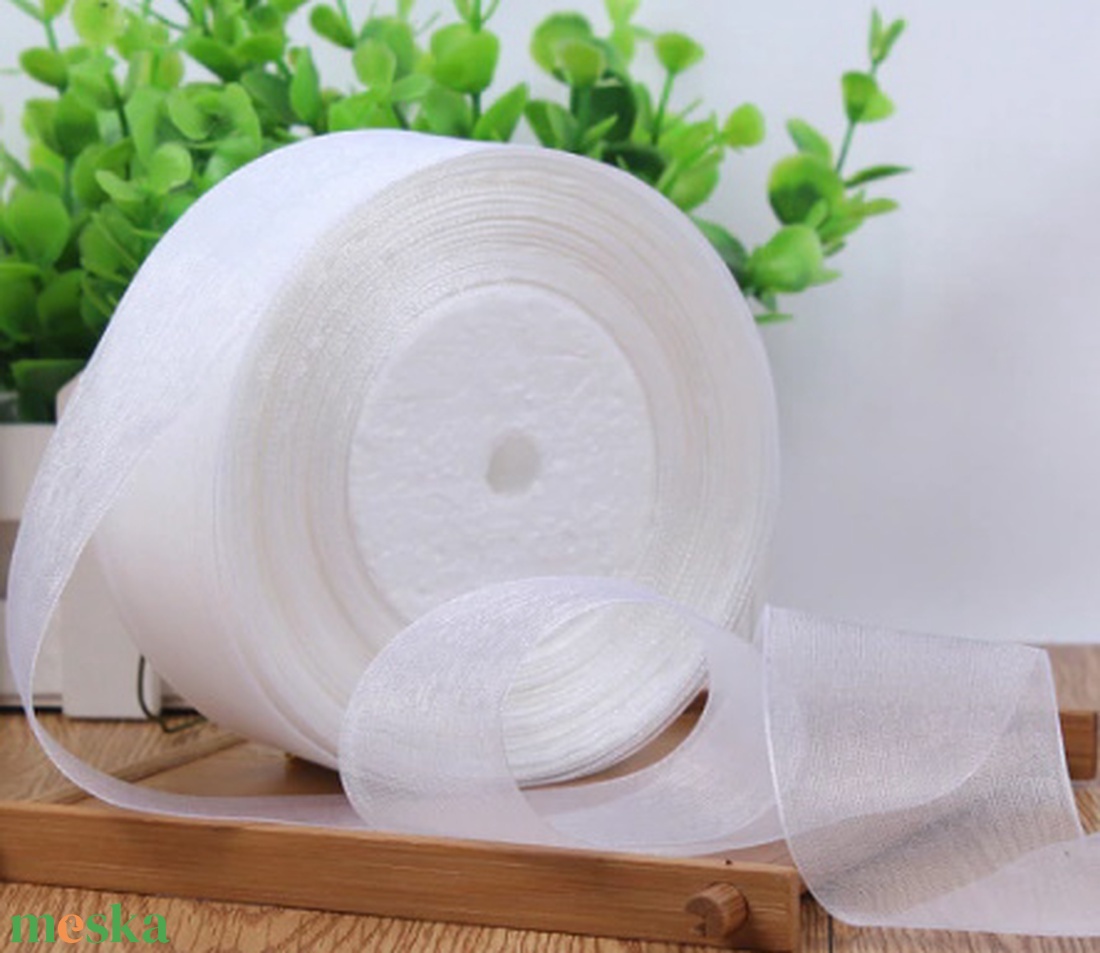 Egyéb kreatív kellékek: organza szalag EK-CSSZ-O 03-20 - méteráru - Meska.hu Egyéb kreatív kellékek: organza szalag EK-CSSZ-O 03-20 - méteráru - Meska.hu