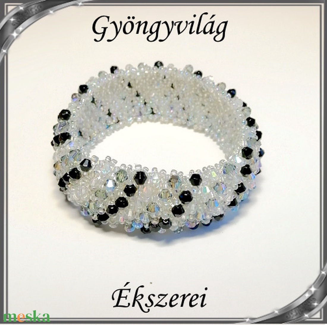 Ékszerek-karkötők: Capriccho 6 soros fűzött kristály gyöngy karkötő SK-K04-6 05 - ékszer - karkötő - széles karkötő - Meska.hu Ékszerek-karkötők: Capriccho 6 soros fűzött kristály gyöngy karkötő SK-K04-6 05 - ékszer - karkötő - széles karkötő - Meska.hu