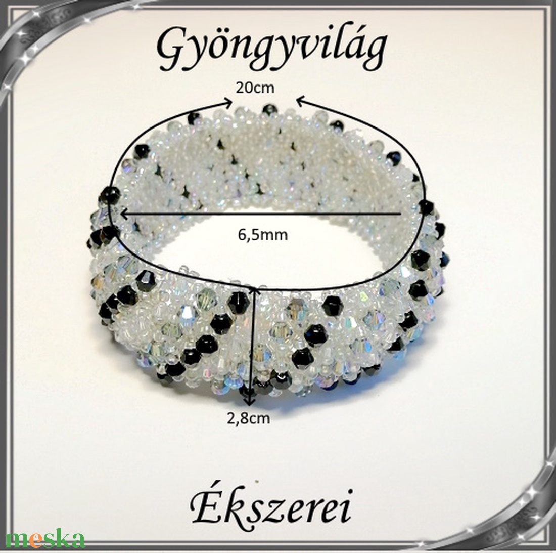 Ékszerek-karkötők: Capriccho 6 soros fűzött kristály gyöngy karkötő SK-K04-6 05 - ékszer - karkötő - széles karkötő - Meska.hu Ékszerek-karkötők: Capriccho 6 soros fűzött kristály gyöngy karkötő SK-K04-6 05 - ékszer - karkötő - széles karkötő - Meska.hu