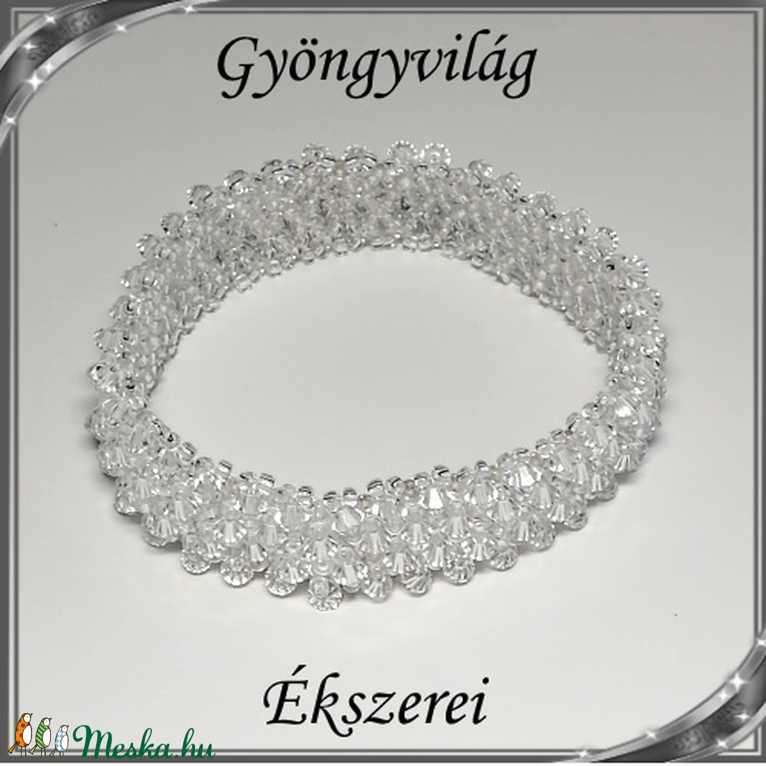 Capriccho 4 soros fűzött swarovski karkötő SK-CA-SW01-4 - ékszer - karkötő - széles karkötő - Meska.hu Capriccho 4 soros fűzött swarovski karkötő SK-CA-SW01-4 - ékszer - karkötő - széles karkötő - Meska.hu