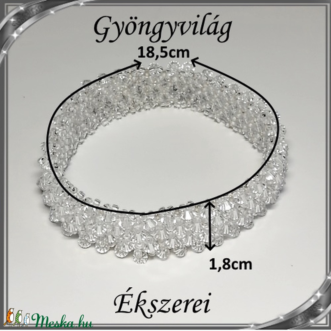 Capriccho 4 soros fűzött swarovski karkötő SK-CA-SW01-4 - ékszer - karkötő - széles karkötő - Meska.hu Capriccho 4 soros fűzött swarovski karkötő SK-CA-SW01-4 - ékszer - karkötő - széles karkötő - Meska.hu