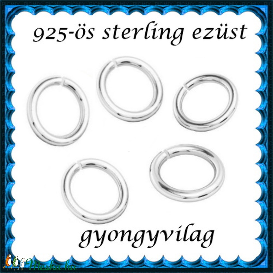 925-ös ezüst szerelőkarika nyitott ESZK NY 3x0,6 mm-es 10db/csomag - kellékek & szerszámok - gyöngyfűzés kellékek - egyéb alkatrész - Meska.hu 925-ös ezüst szerelőkarika nyitott ESZK NY 3x0,6 mm-es 10db/csomag - kellékek & szerszámok - gyöngyfűzés kellékek - egyéb alkatrész - Meska.hu