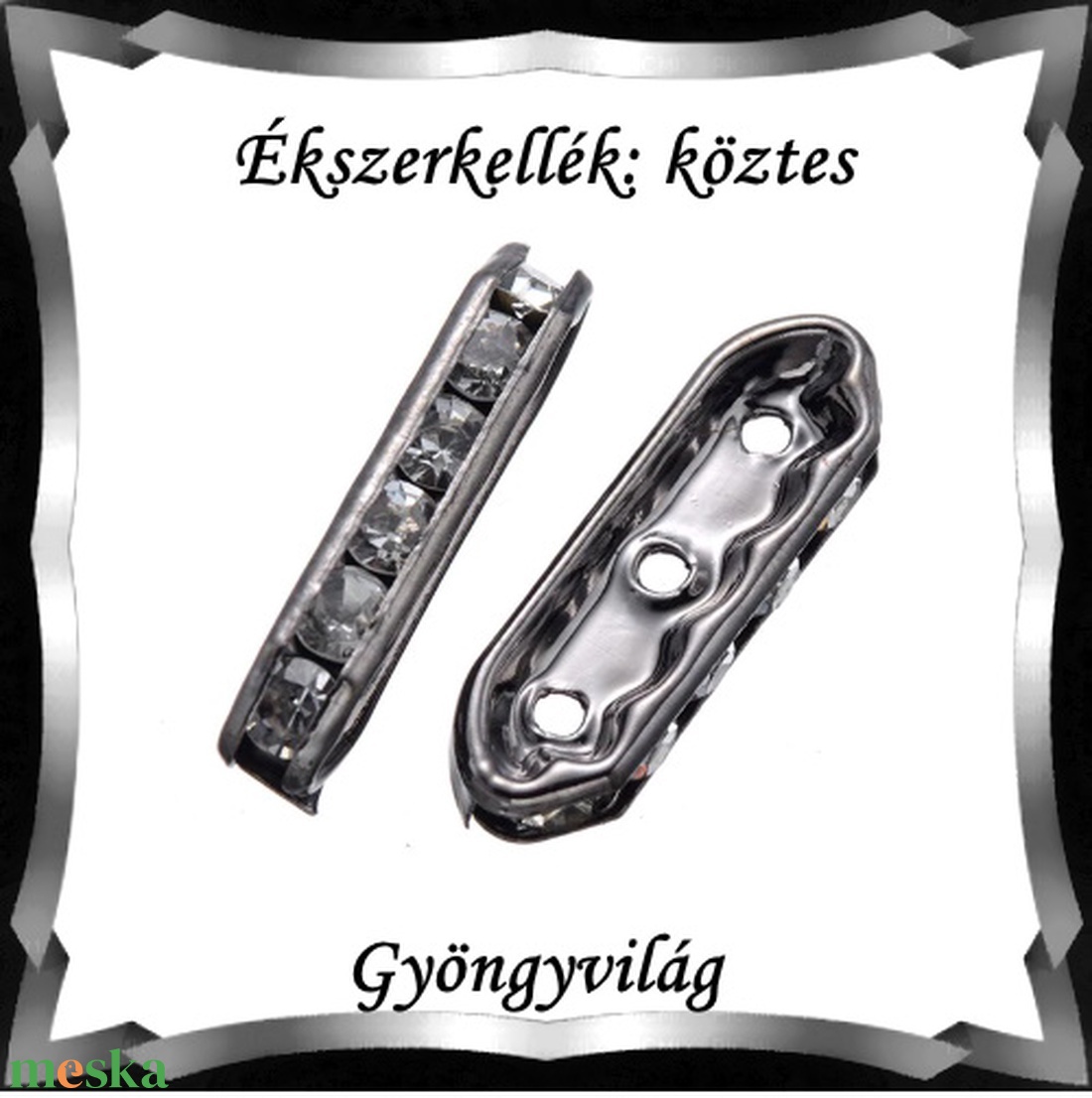 Ékszerkellék: köztes / díszítőelem / gyöngy BKÖ 3S 07-21,4x7f 5db - kellékek & szerszámok - gyöngyfűzés kellékek - fém köztesek - Meska.hu Ékszerkellék: köztes / díszítőelem / gyöngy BKÖ 3S 07-21,4x7f 5db - kellékek & szerszámok - gyöngyfűzés kellékek - fém köztesek - Meska.hu