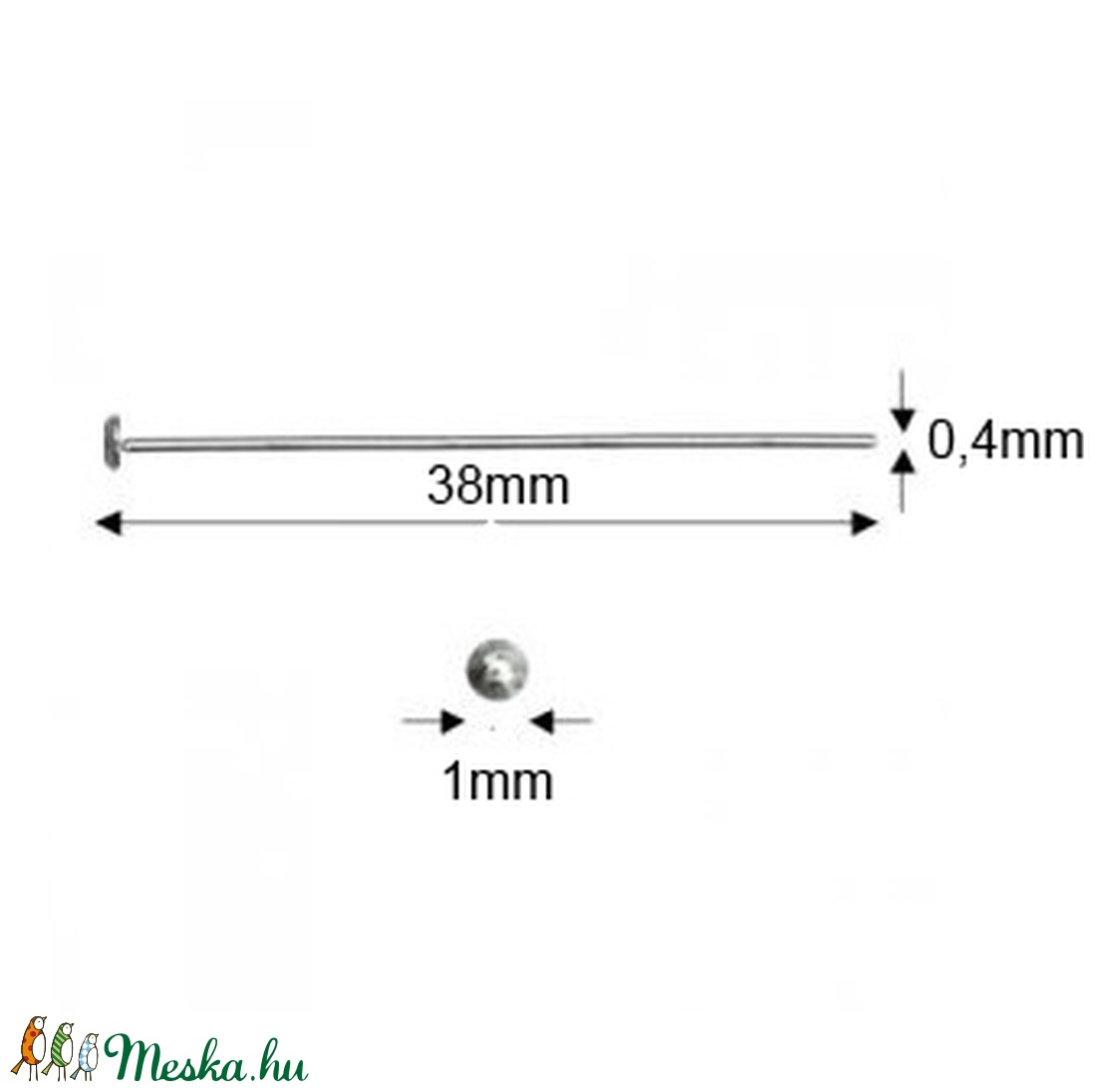 925-ös sterling ezüst ékszerkellék: szerelőpálca szög végű 38 x 0,4mm-es 2db/cs - kellékek & szerszámok - gyöngyfűzés kellékek - egyéb alkatrész - Meska.hu 925-ös sterling ezüst ékszerkellék: szerelőpálca szög végű 38 x 0,4mm-es 2db/cs - kellékek & szerszámok - gyöngyfűzés kellékek - egyéb alkatrész - Meska.hu