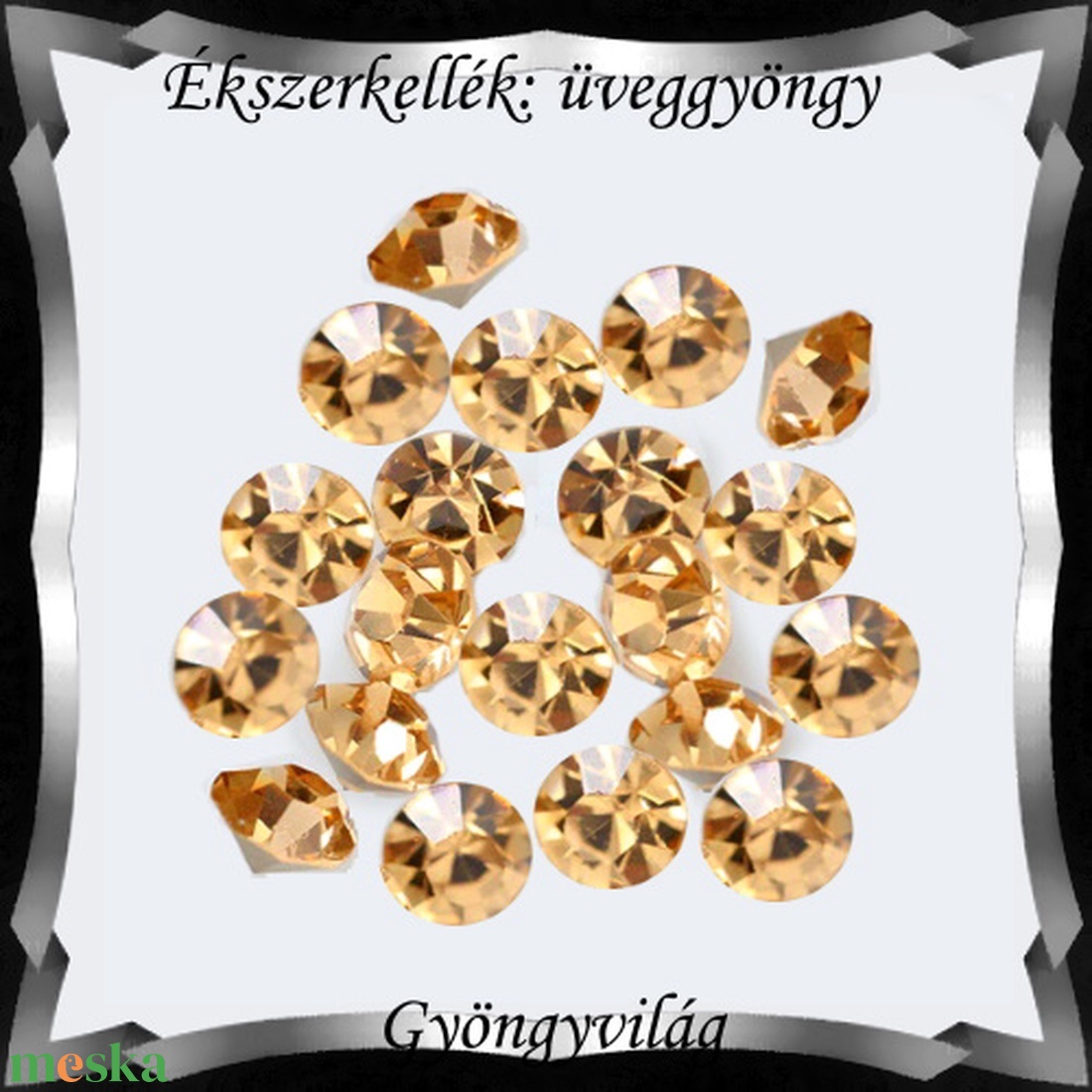Kristály rivoli ragasztható 20db/cs 3mm PP24/SS12 - kellékek & szerszámok - gyöngyfűzés kellékek - swarovski kristályok - Meska.hu Kristály rivoli ragasztható 20db/cs 3mm PP24/SS12 - kellékek & szerszámok - gyöngyfűzés kellékek - swarovski kristályok - Meska.hu