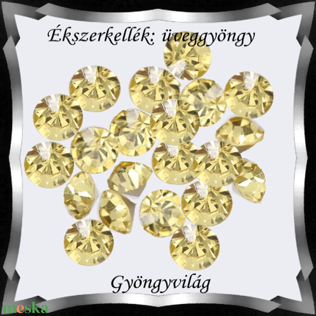 Kristály rivoli ragasztható 40db/cs 4mm PP32/SS17 - kellékek & szerszámok - gyöngyfűzés kellékek - swarovski kristályok - Meska.hu Kristály rivoli ragasztható 40db/cs 4mm PP32/SS17 - kellékek & szerszámok - gyöngyfűzés kellékek - swarovski kristályok - Meska.hu