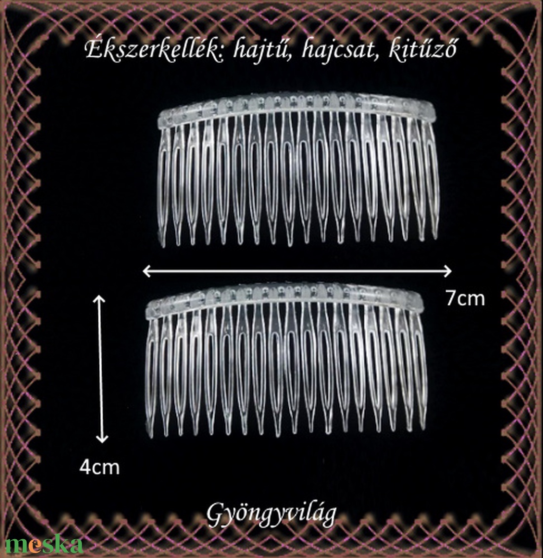 Ékszerkellék: hajtű, hajcsat, kitűző BEK H08 14-fehér plasztik 2db/csomag - gyöngy, ékszerkellék - egyéb alkatrész - Meska.hu Ékszerkellék: hajtű, hajcsat, kitűző BEK H08 14-fehér plasztik 2db/csomag - gyöngy, ékszerkellék - egyéb alkatrész - Meska.hu