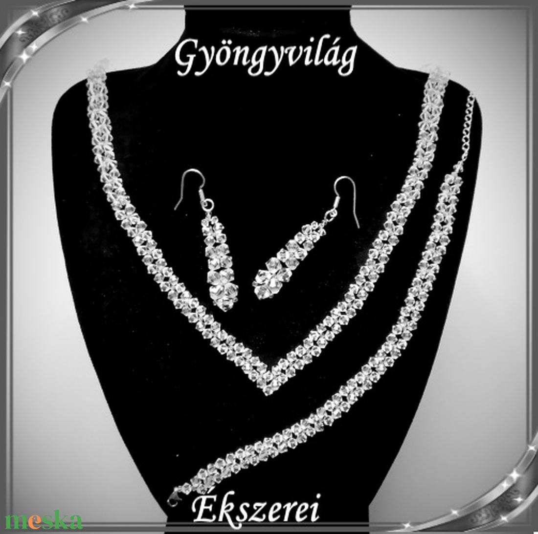 Esküvői, menyasszonyi, alkalmi ékszer szett, swarovszki kristály SSZE-SW01-1 5328 - ékszer - ékszerszett - Meska.hu Esküvői, menyasszonyi, alkalmi ékszer szett, swarovszki kristály SSZE-SW01-1 5328 - ékszer - ékszerszett - Meska.hu