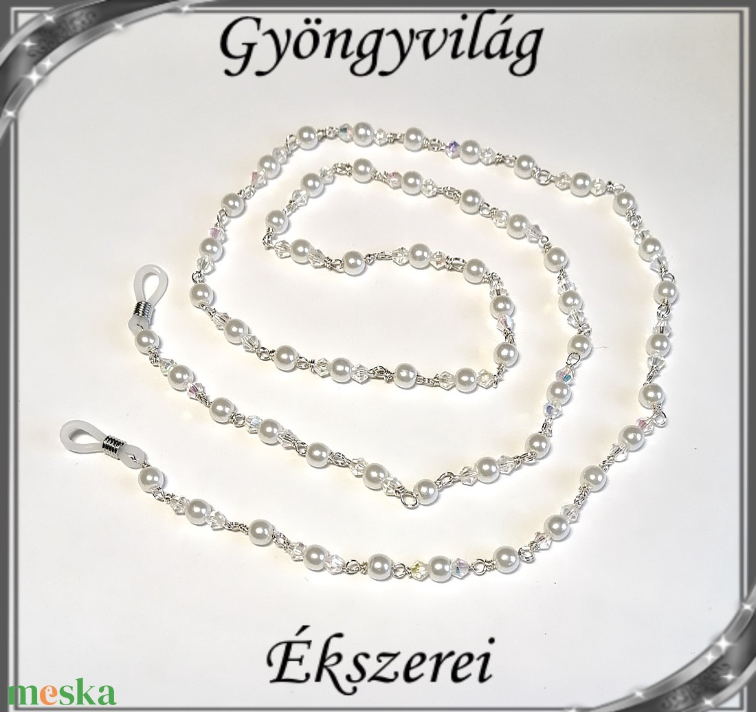 Szemüveglánc SSZL 05-2 - ékszer - nyaklánc - gyöngyös nyaklác - Meska.hu Szemüveglánc SSZL 05-2 - ékszer - nyaklánc - gyöngyös nyaklác - Meska.hu