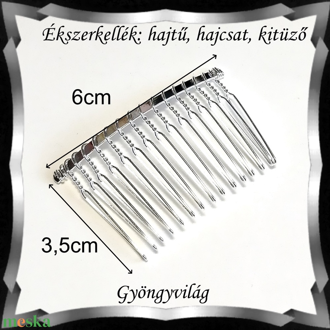 Ékszerkellék: hajtű, hajcsat, kitűző több színben BEK H 02-15 2db/ csomag - kellékek & szerszámok - gyöngyfűzés kellékek - egyéb alkatrész - Meska.hu Ékszerkellék: hajtű, hajcsat, kitűző több színben BEK H 02-15 2db/ csomag - kellékek & szerszámok - gyöngyfűzés kellékek - egyéb alkatrész - Meska.hu