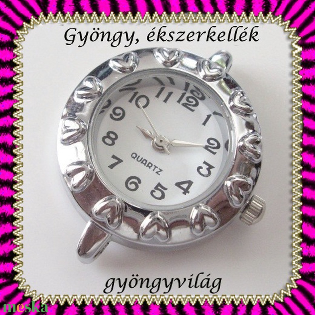 Ékszerkellék: fűzhető óra BOSZ 06 - kellékek & szerszámok - gyöngyfűzés kellékek - egyéb alkatrész - Meska.hu Ékszerkellék: fűzhető óra BOSZ 06 - kellékek & szerszámok - gyöngyfűzés kellékek - egyéb alkatrész - Meska.hu