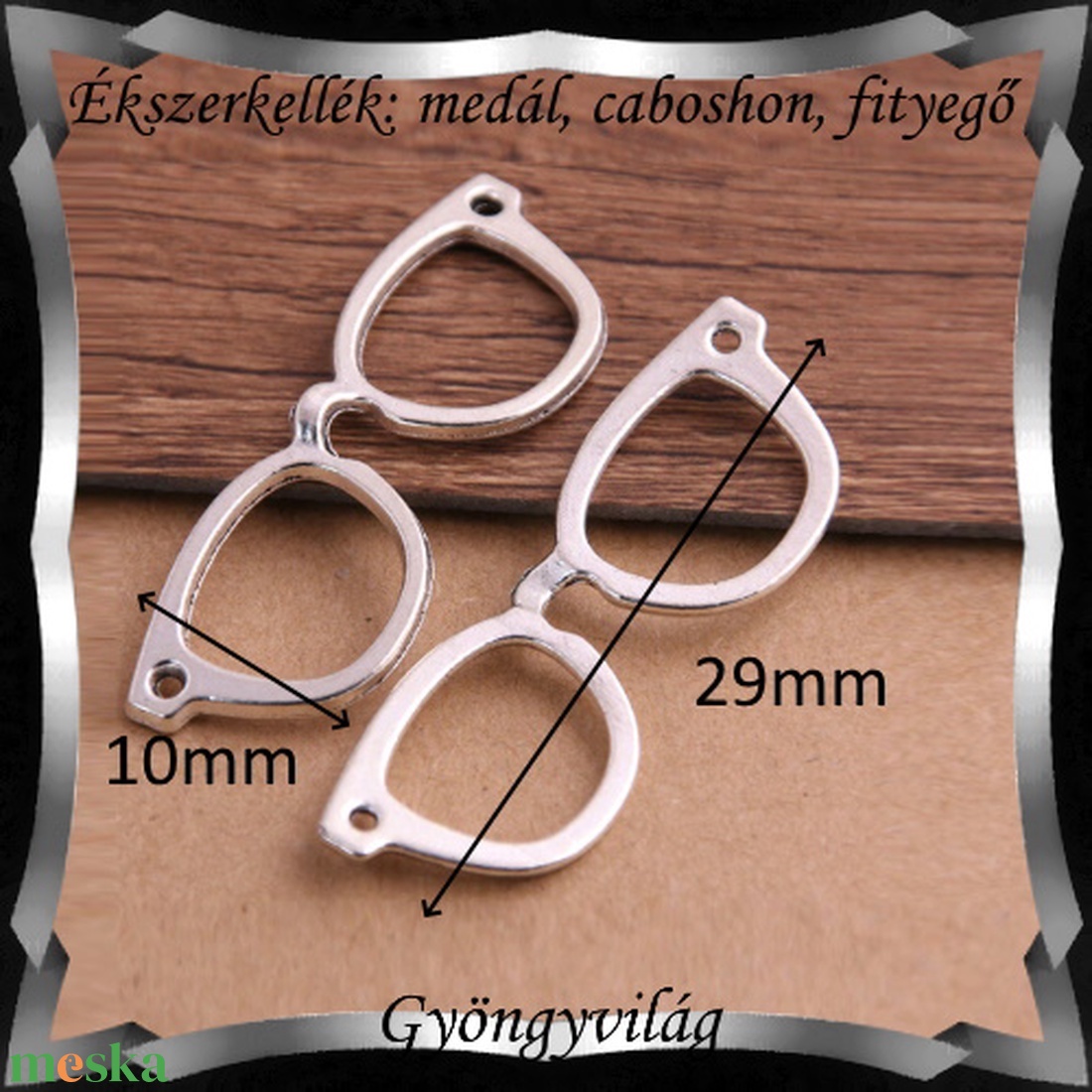 Ékszerkellék: medál, caboshon, fityegő BMCF-07e 2db/cs - gyöngy, ékszerkellék - fém köztesek - Meska.hu Ékszerkellék: medál, caboshon, fityegő BMCF-07e 2db/cs - gyöngy, ékszerkellék - fém köztesek - Meska.hu