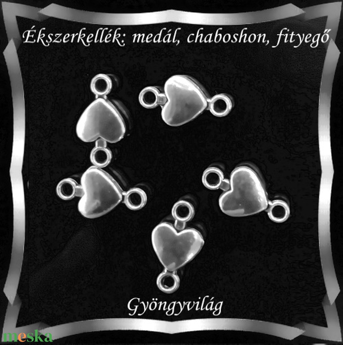 Ékszerkellék: medál, caboshon, fityegő BMCF-13e 10db/cs - gyöngy, ékszerkellék - fém köztesek - Meska.hu Ékszerkellék: medál, caboshon, fityegő BMCF-13e 10db/cs - gyöngy, ékszerkellék - fém köztesek - Meska.hu