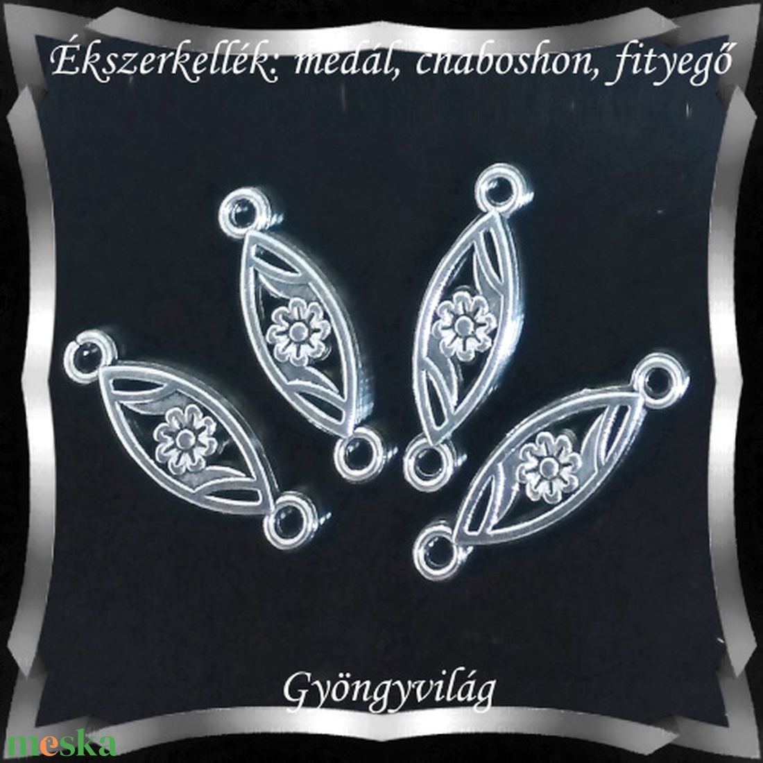 Ékszerkellék: medál, caboshon, fityegő BMCF-16e 4db/cs - gyöngy, ékszerkellék - fém köztesek - Meska.hu Ékszerkellék: medál, caboshon, fityegő BMCF-16e 4db/cs - gyöngy, ékszerkellék - fém köztesek - Meska.hu