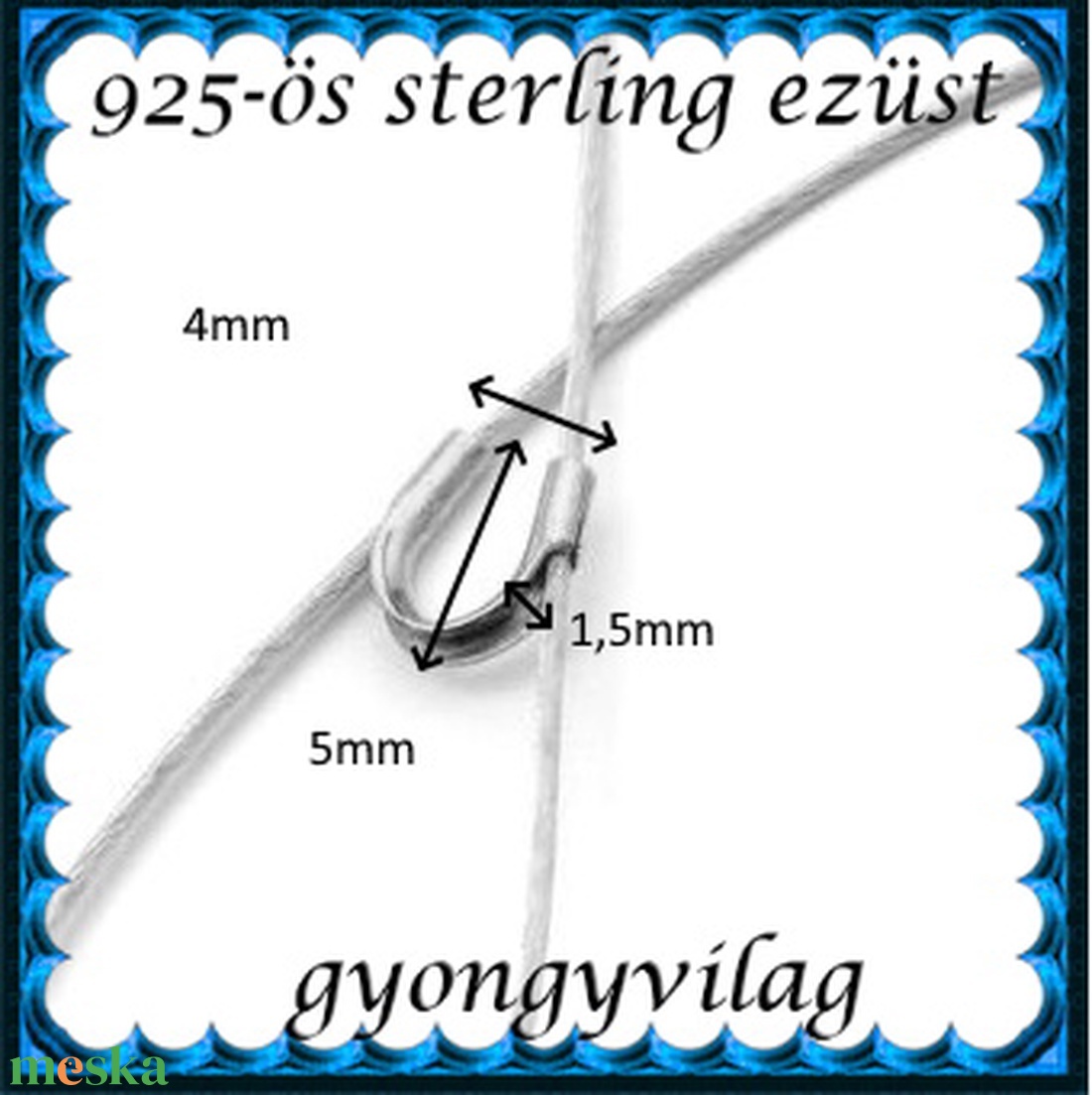 925-ös ezüst medáltartó EMT 08e 2db/cs - kellékek & szerszámok - gyöngyfűzés kellékek - egyéb alkatrész - Meska.hu 925-ös ezüst medáltartó EMT 08e 2db/cs - kellékek & szerszámok - gyöngyfűzés kellékek - egyéb alkatrész - Meska.hu