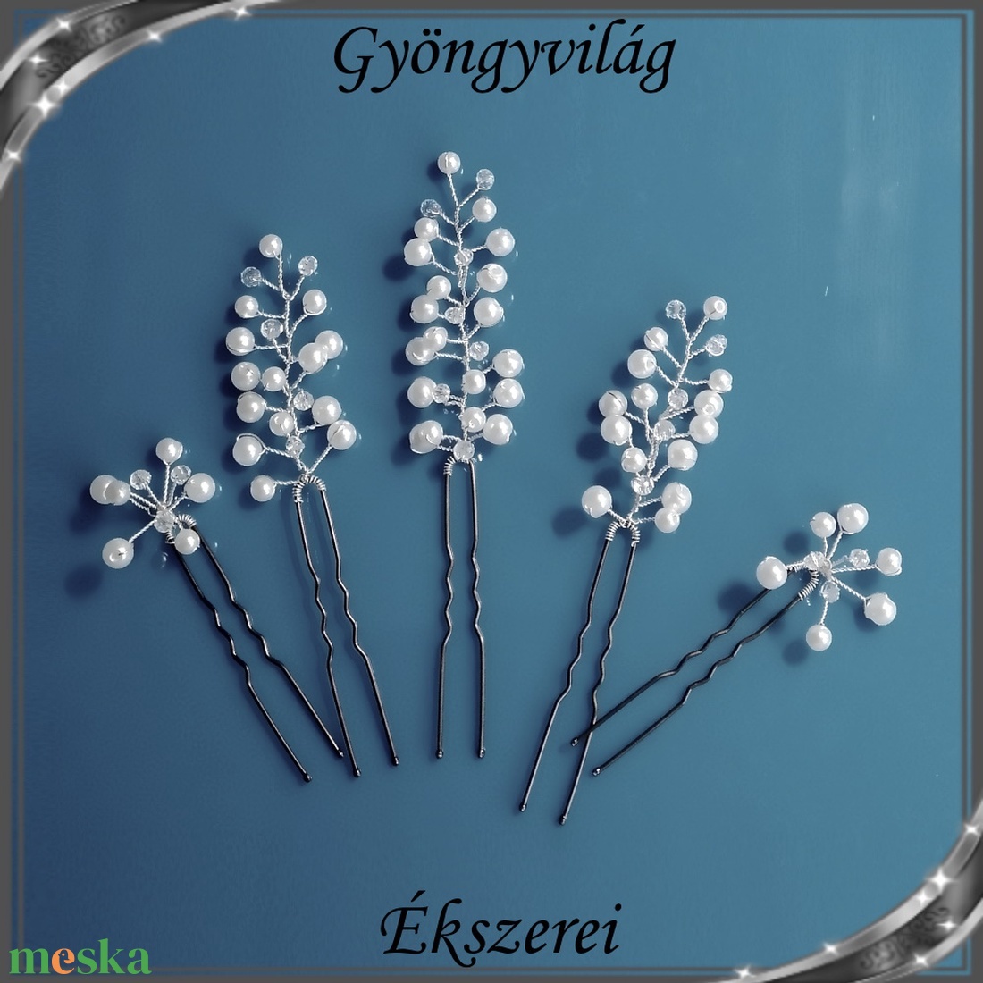Ékszerek-hajdíszek, hajcsatok: Esküvői, menyasszonyi, alkalmi hajdísz S-H-TŰ12esz 5db - esküvő - hajdísz - fésűs hajdísz - Meska.hu Ékszerek-hajdíszek, hajcsatok: Esküvői, menyasszonyi, alkalmi hajdísz S-H-TŰ12esz 5db - esküvő - hajdísz - fésűs hajdísz - Meska.hu