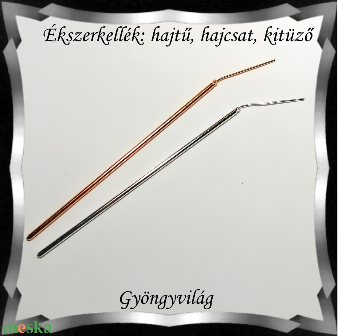 Ékszerkellék: hajtű, hajcsat, kitűző BEK H09-2 1db/cs - kellékek & szerszámok - gyöngyfűzés kellékek - egyéb alkatrész - Meska.hu Ékszerkellék: hajtű, hajcsat, kitűző BEK H09-2 1db/cs - kellékek & szerszámok - gyöngyfűzés kellékek - egyéb alkatrész - Meska.hu