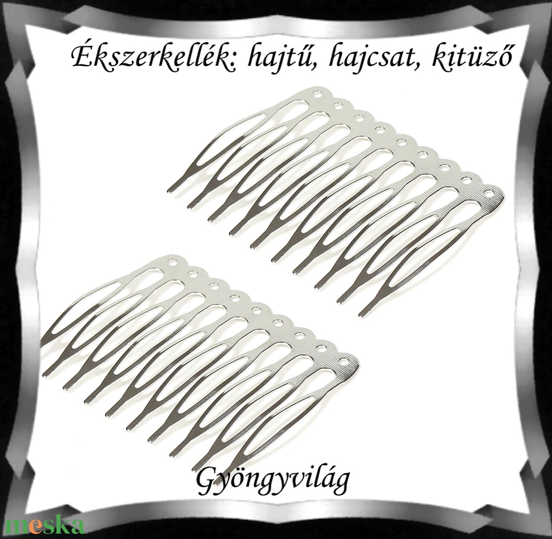 Ékszerkellék: hajtű, hajcsat, kitűző BEK H01 9-10 2db/csomag - gyöngy, ékszerkellék - egyéb alkatrész - Meska.hu Ékszerkellék: hajtű, hajcsat, kitűző BEK H01 9-10 2db/csomag - gyöngy, ékszerkellék - egyéb alkatrész - Meska.hu