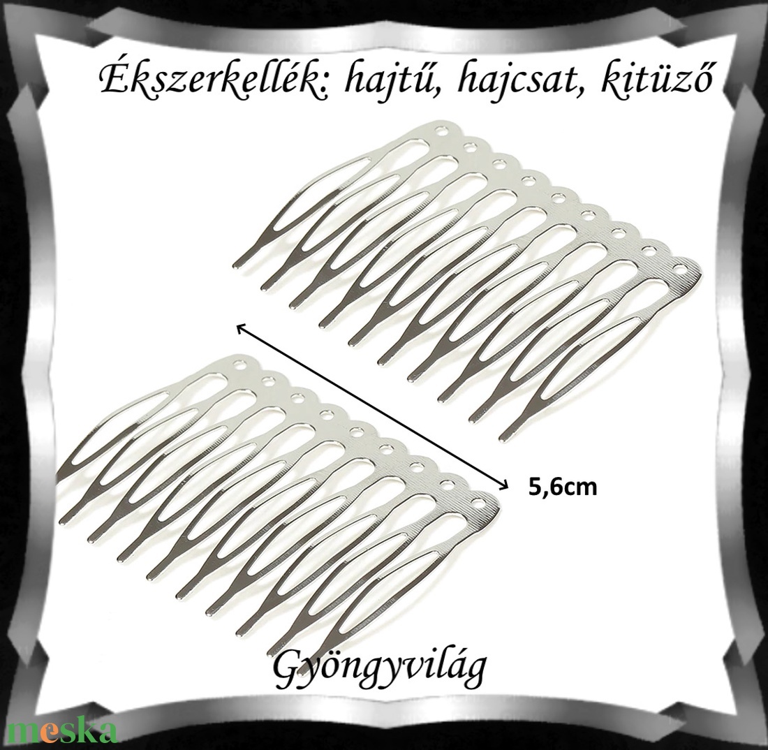 Ékszerkellék: hajtű, hajcsat, kitűző BEK H01 9-10 2db/csomag - gyöngy, ékszerkellék - egyéb alkatrész - Meska.hu Ékszerkellék: hajtű, hajcsat, kitűző BEK H01 9-10 2db/csomag - gyöngy, ékszerkellék - egyéb alkatrész - Meska.hu