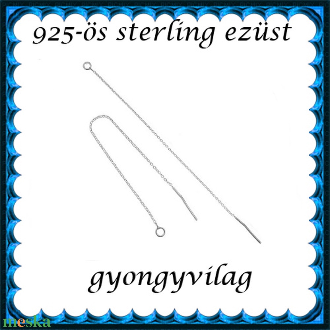 925-ös sterling ezüst ékszerkellék: fülbevaló kapocs, bedugós, füllánc EFK BFL 01-110e - kellékek & szerszámok - gyöngyfűzés kellékek - egyéb alkatrész - Meska.hu 925-ös sterling ezüst ékszerkellék: fülbevaló kapocs, bedugós, füllánc EFK BFL 01-110e - kellékek & szerszámok - gyöngyfűzés kellékek - egyéb alkatrész - Meska.hu